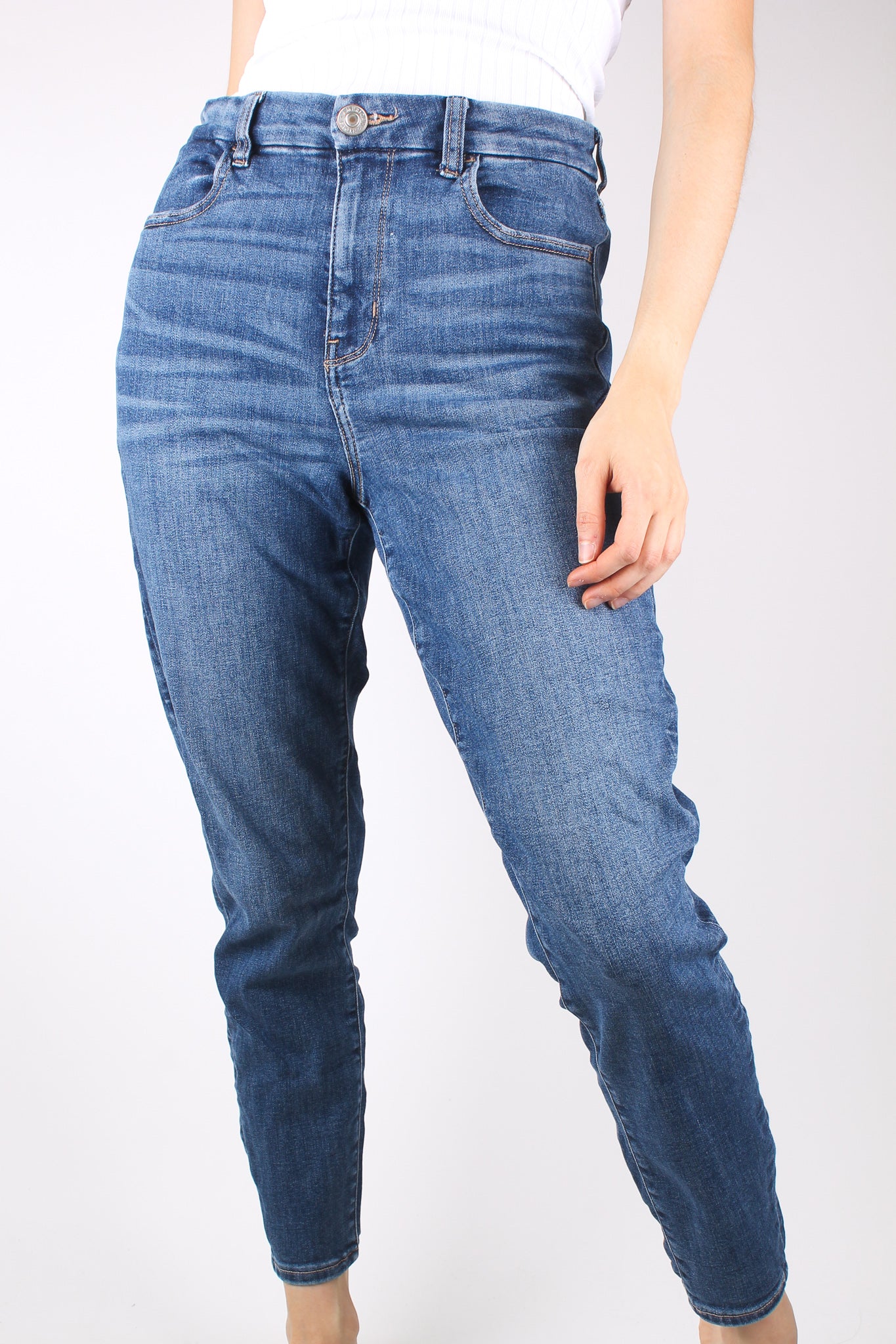 AMERICAN EAGLE OUTFITTERS - Jeans Strech Azul
