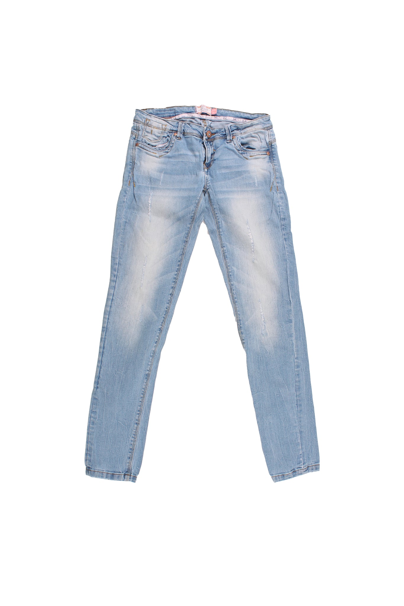 ALCOTT - Skinny Jeans Azul Claro Low Waist