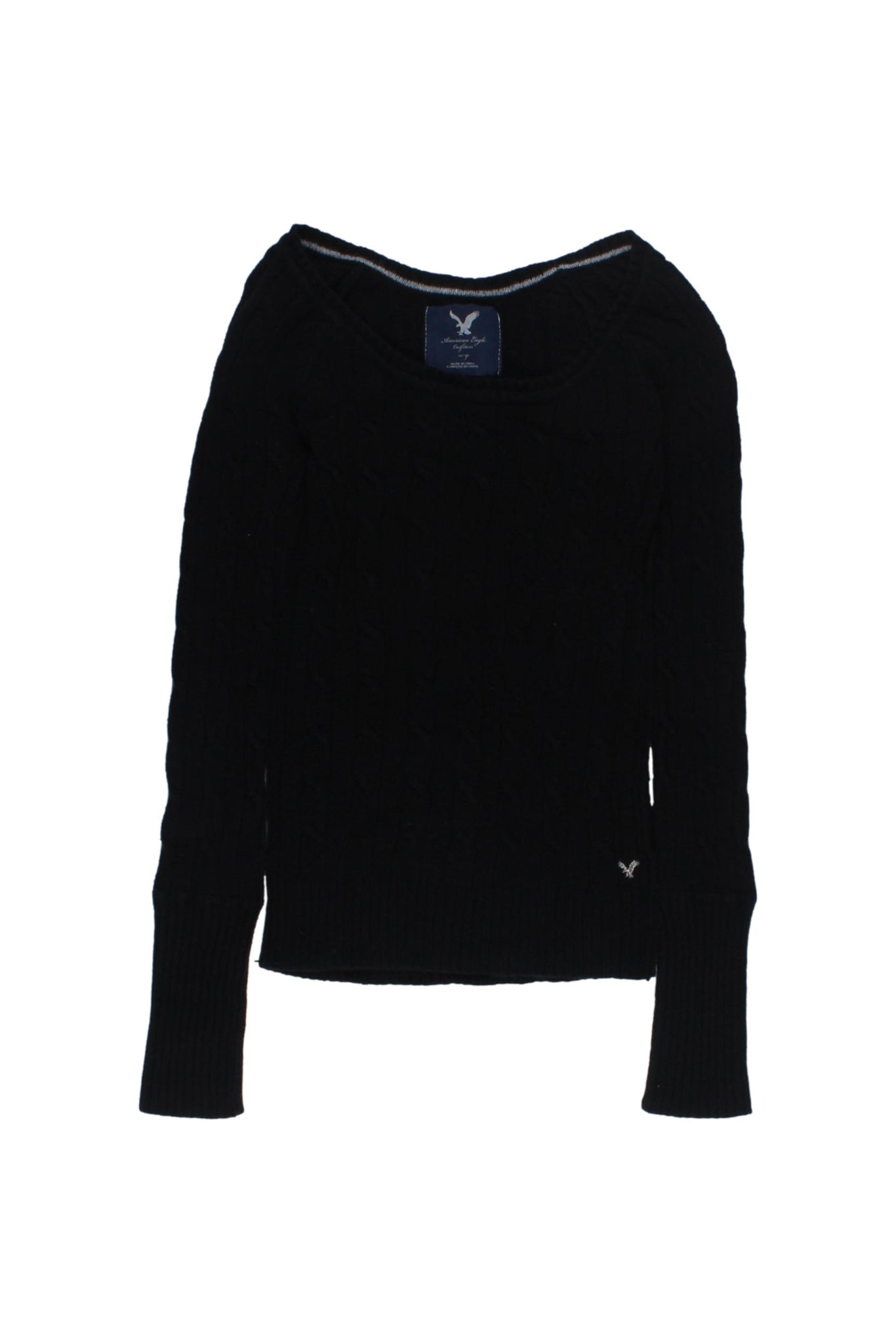 AMERICAN EAGLE OUTFITTERS - Sueter Color Negro