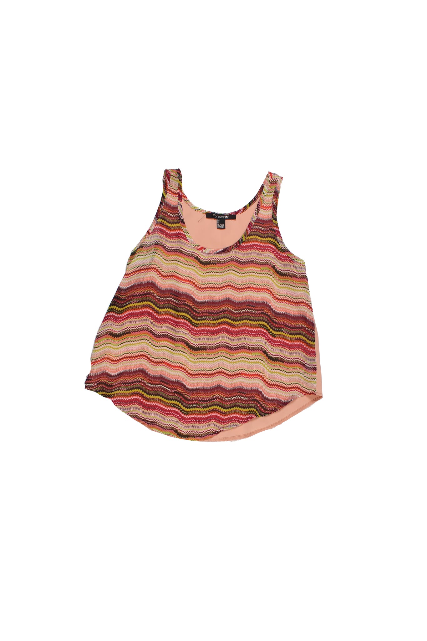 FOREVER 21 - Tank Top Mesh Multicolor