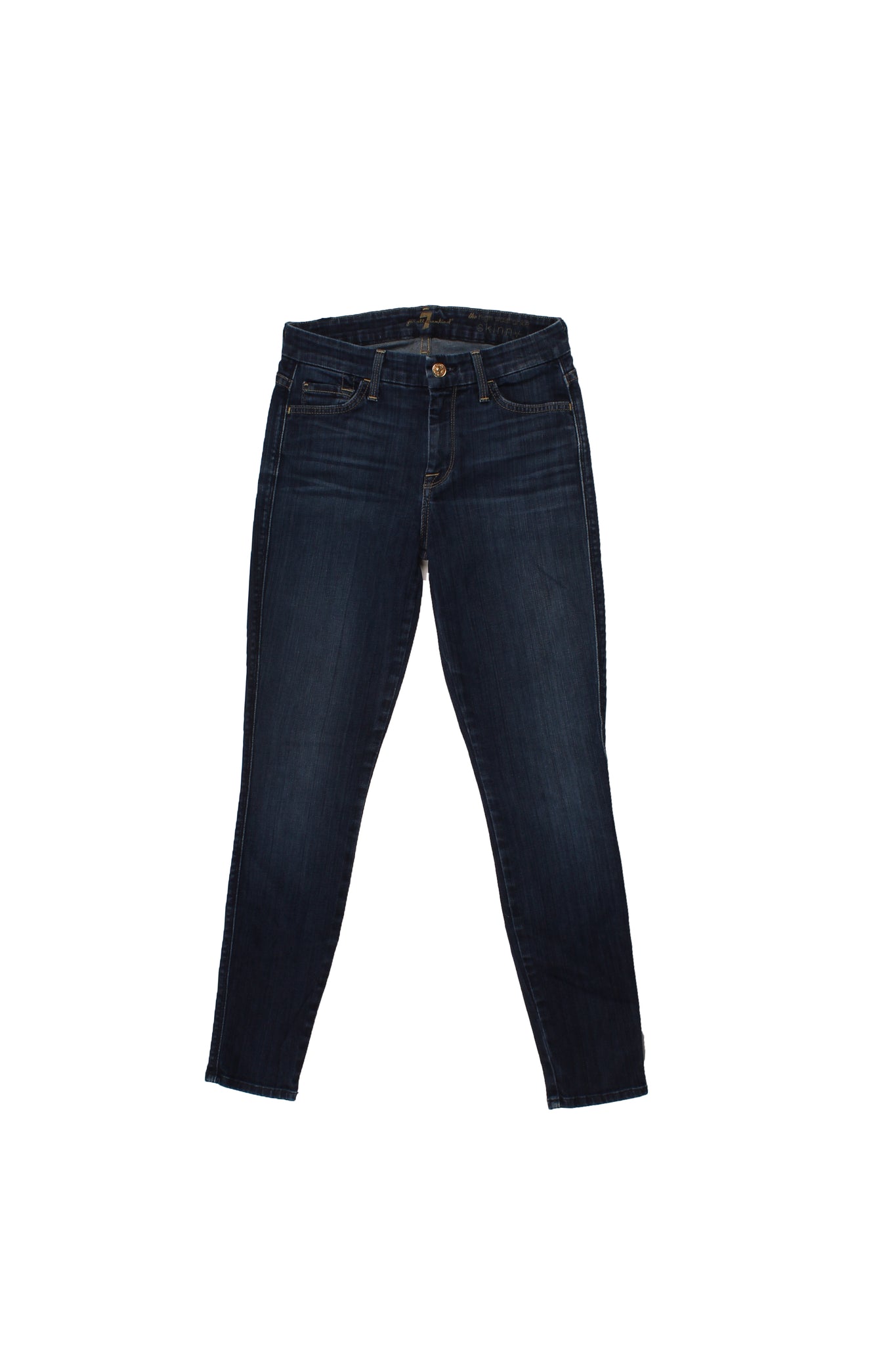 7 FOR ALL MANKIND - Skinny Jeans Azul