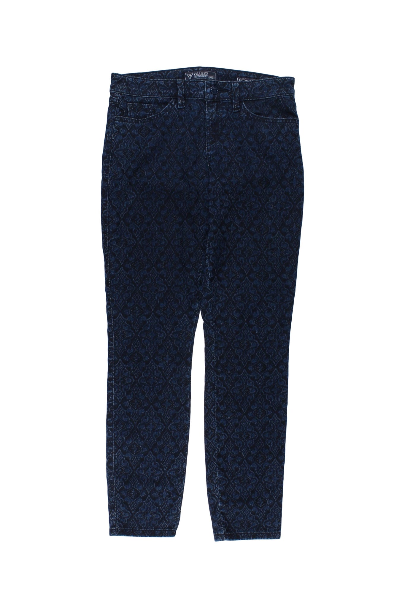 GUESS - Pantalon Casual Tono Azul Y Negro
