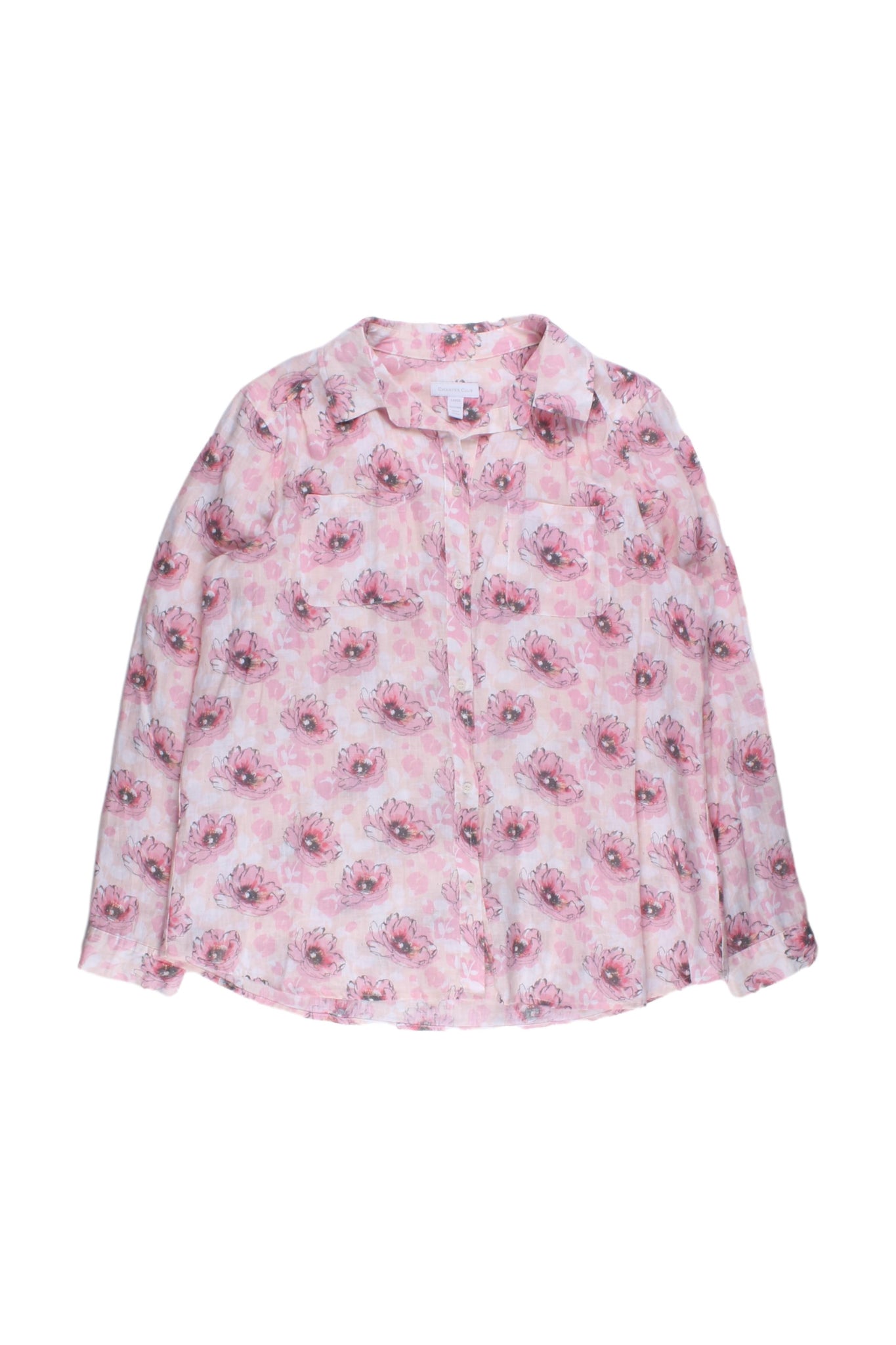 CHARTER CLUB - Camisa Con Estampado Floral Color Rosa