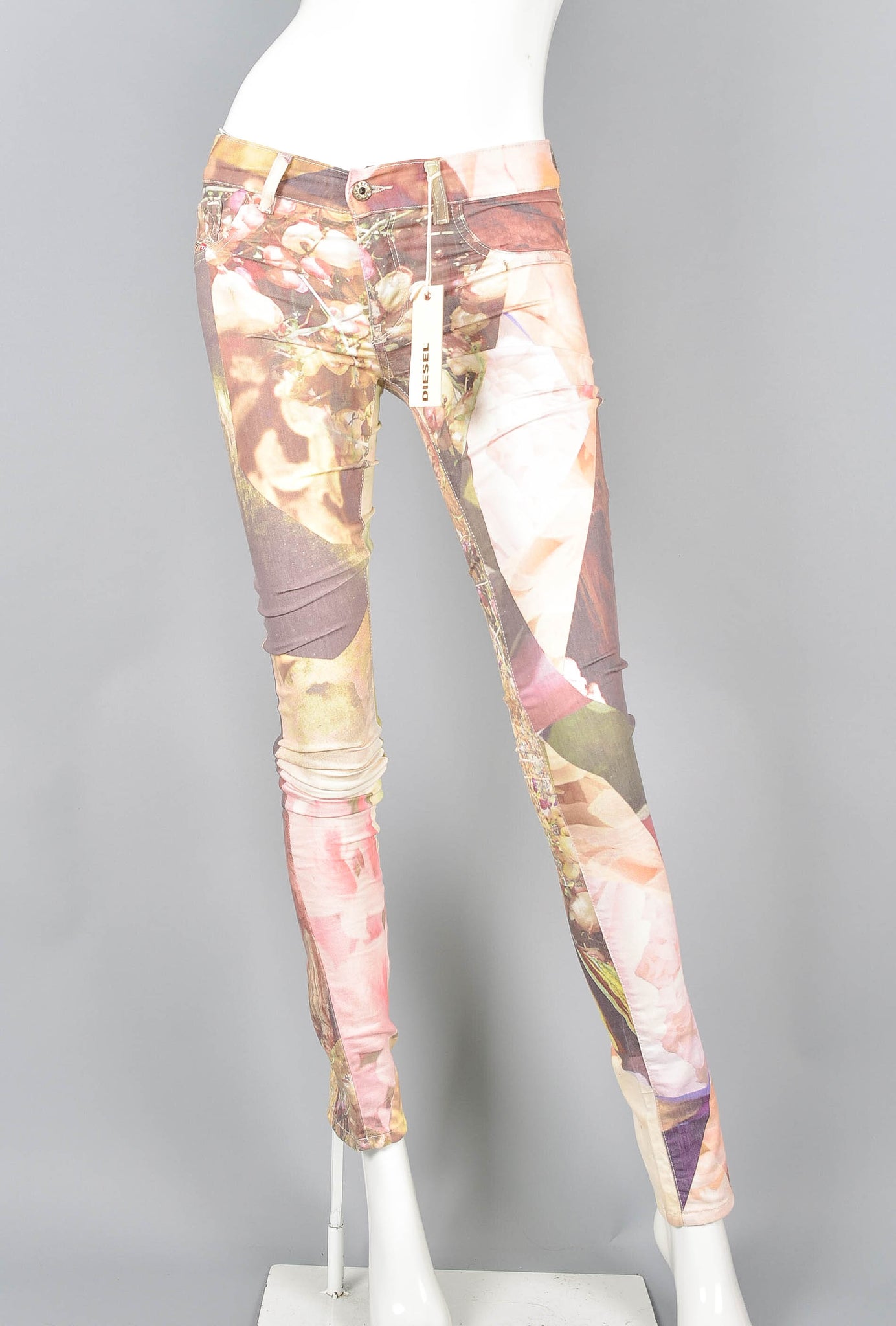 DIESEL - Skinny Jeans Print Flores